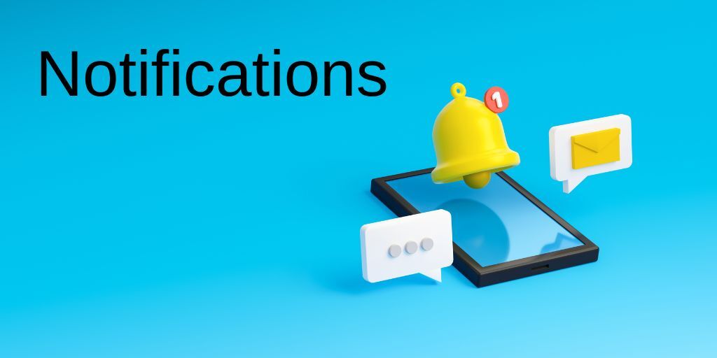 cell phone notification icons - "Notifications"